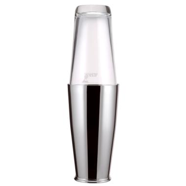 0165E500ICV - ILSA shaker Boston con bicchiere in acciaio inox 18/10 e bicchiere in vetro cl 50