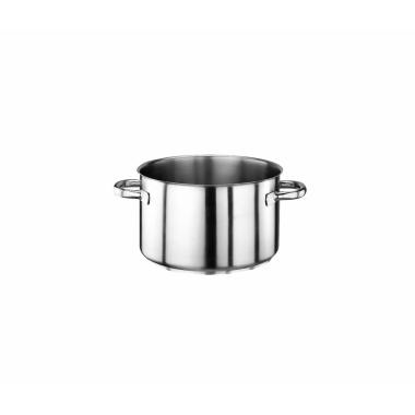 11007-28 - Paderno casseruola alta Serie 1000 in acciaio inox - Dim. cm Ø 28 h 16