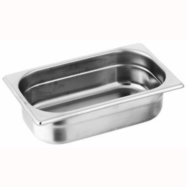 14108-15 - Paderno bacinella gastronorm GN 1/4 in acciaio inox - Dim. 265x160 h 150 mm