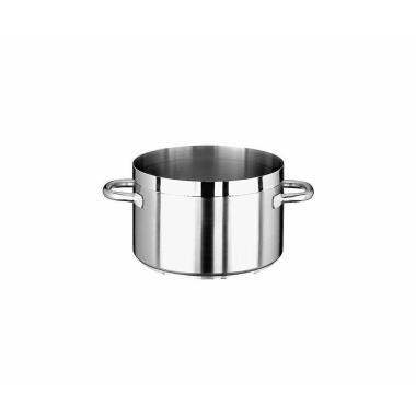 11107-24- Paderno casseruola alta Serie 1100 in acciaio inox - Dim. cm Ø 24 h 15