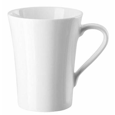 67101-44 - Arthur Krupp mug con manico linea Neve Bone China cl 40 - Dim. cm Ø 9 h 11,5