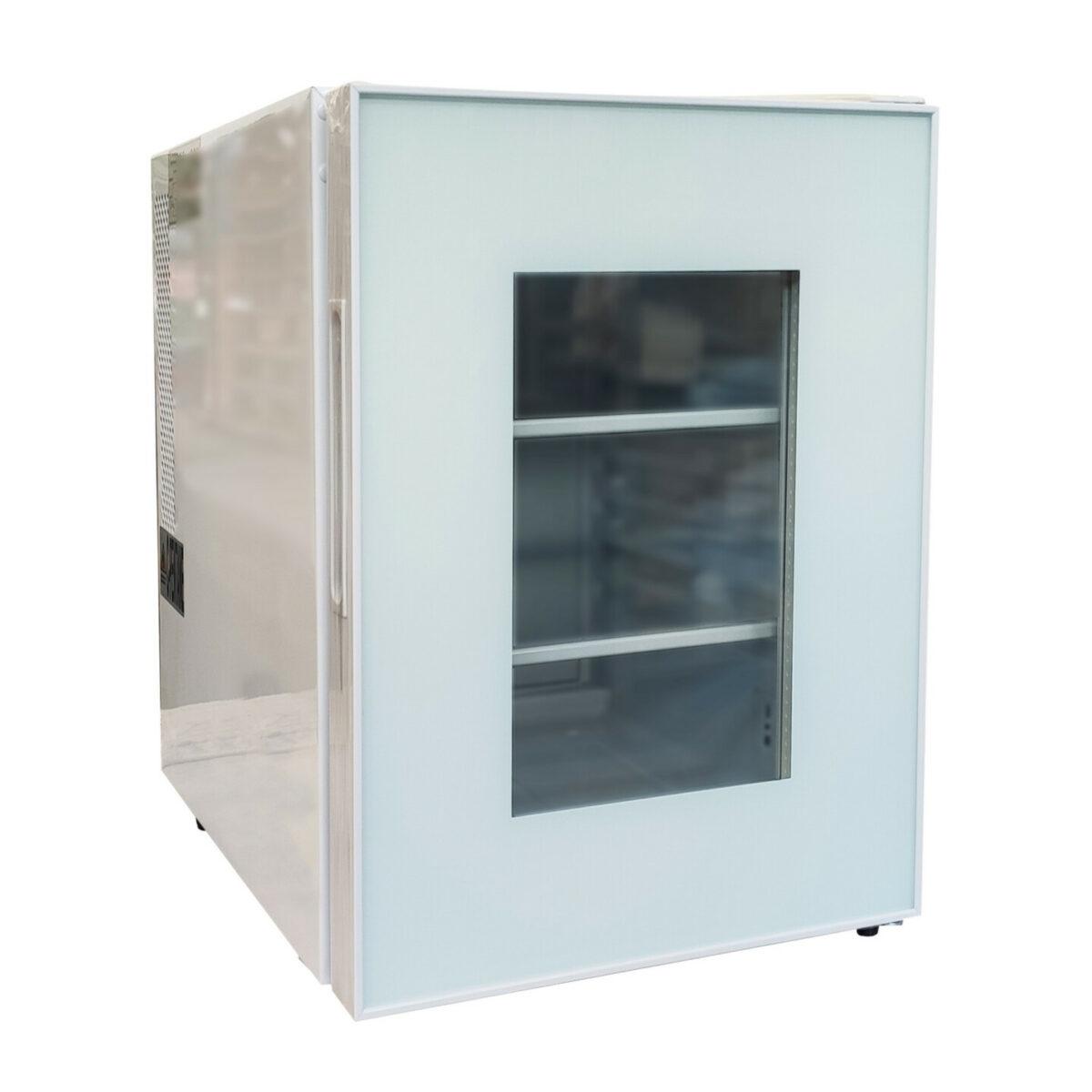 Minibar bianco con porta a vetro 35 litri