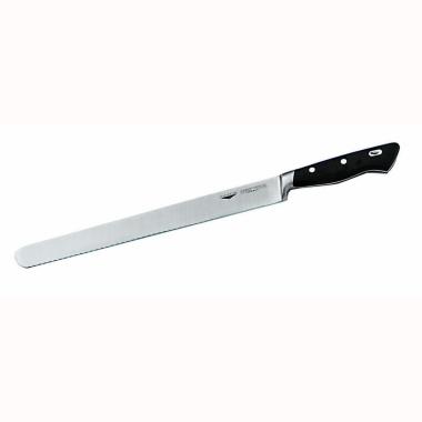 18128-30 - Paderno coltello pane forgiato seghettato professionale in acciaio inox Serie 18100 - L. cm 30