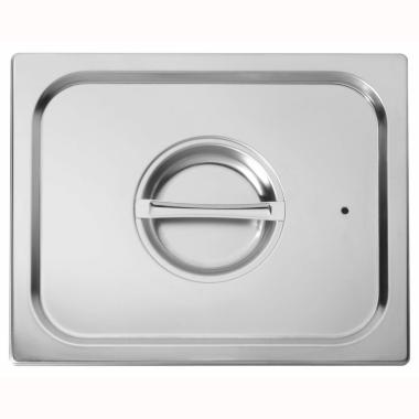 14547-00 - Paderno coperchio con guarnizione al silicone per bacinella gastronorm GN 1/3 in acciaio inox - Dim. 325x180 mm